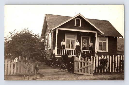 Pismo Beach California Residence Bungalow 1911 RPPC Postcard