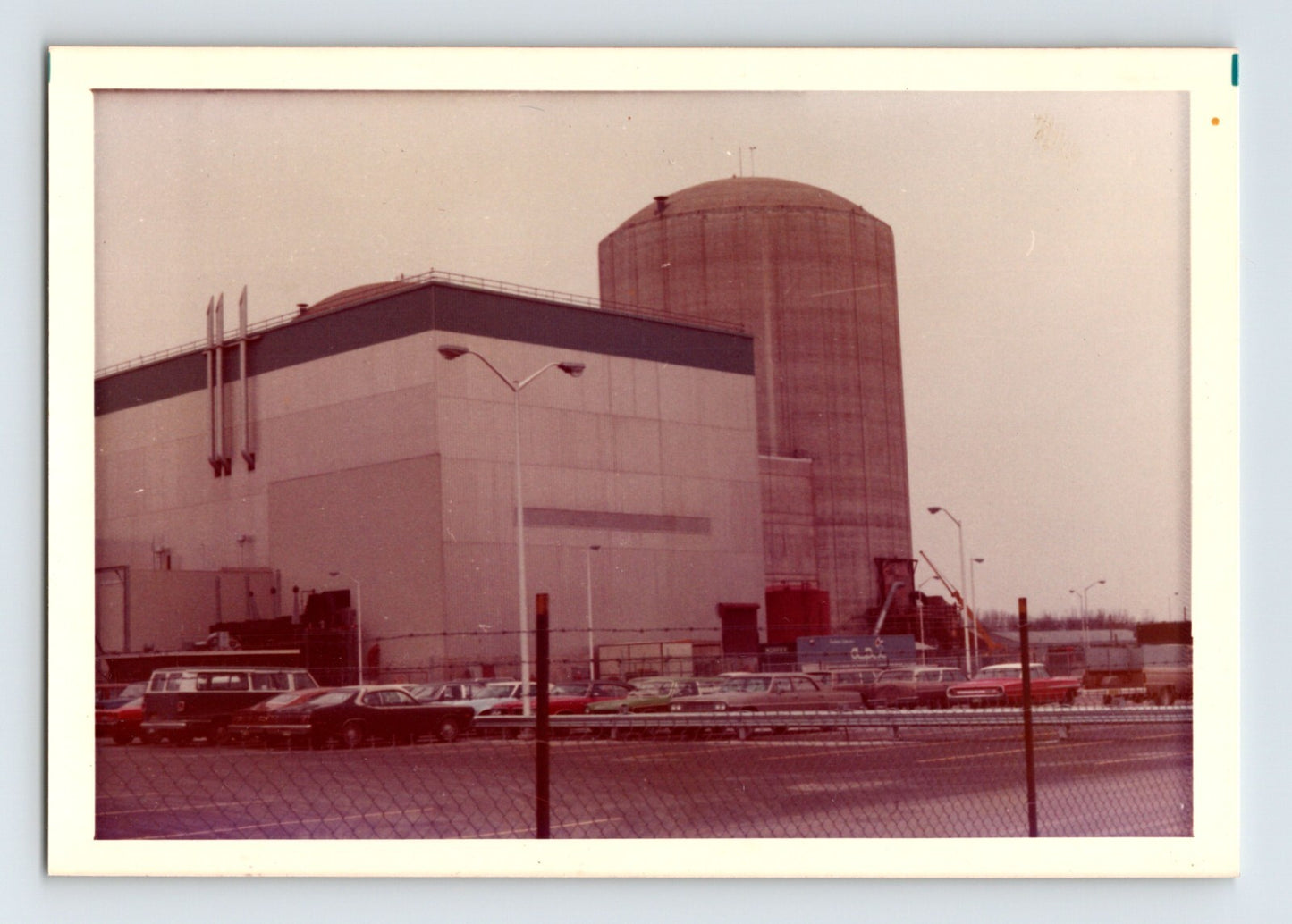 Prairie Island Nuclear Plant Red Wing Minnesota 1970s Photo Pair 3 x 4.5
