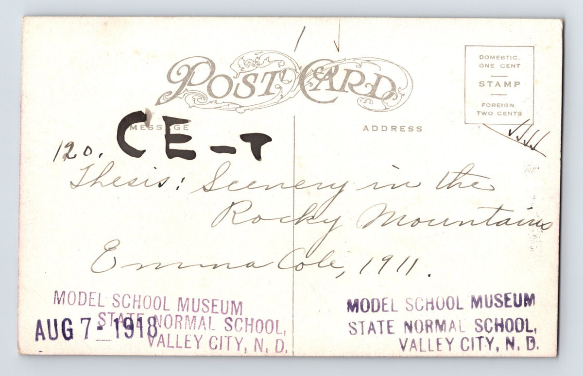 Grand Valley Colorado Mount Garfield 1910s Postcard Divided Back