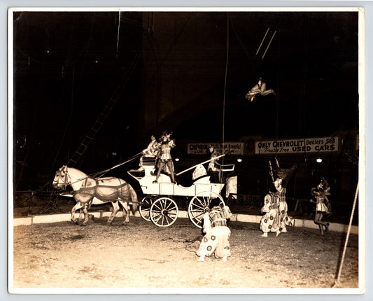 Circus Performers Horse Trapeze 1940s Photo 8 x 10