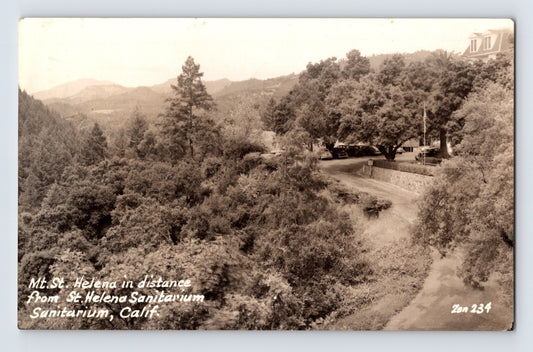 St Helena California Sanitarium Hospital 1949 RPPC Postcard Posted
