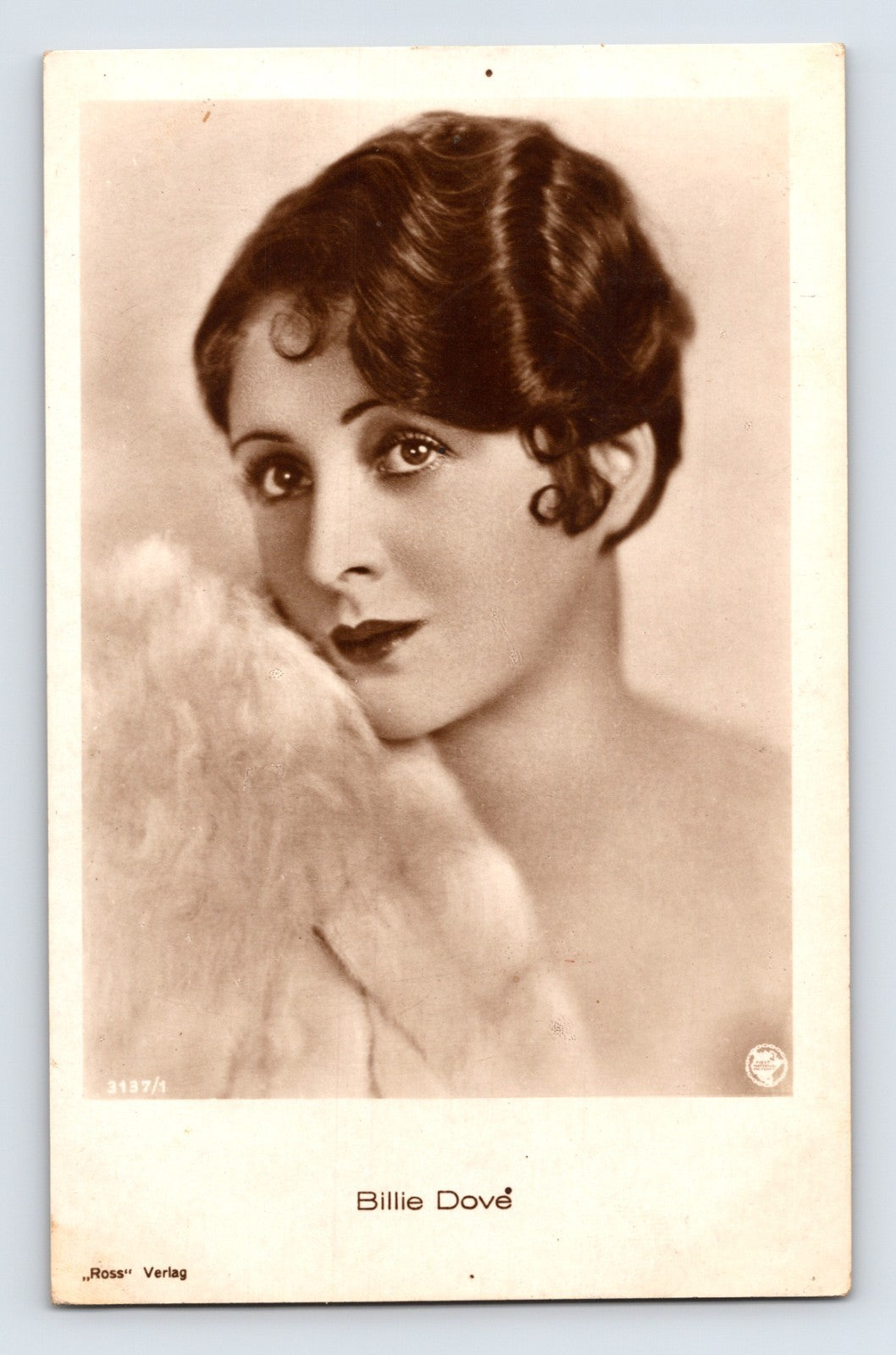 Billie Dove Photo Postcard RPPC 1930s Ross Verlag Unposted