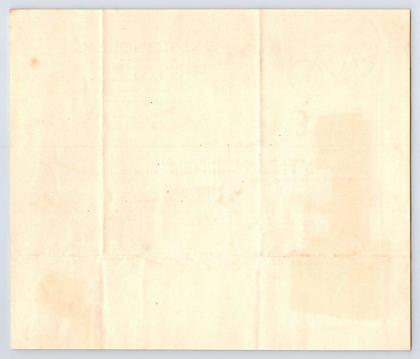 Rochester New York 1896 C J Conolly Bicycles Letterhead 8.5 x 7.5