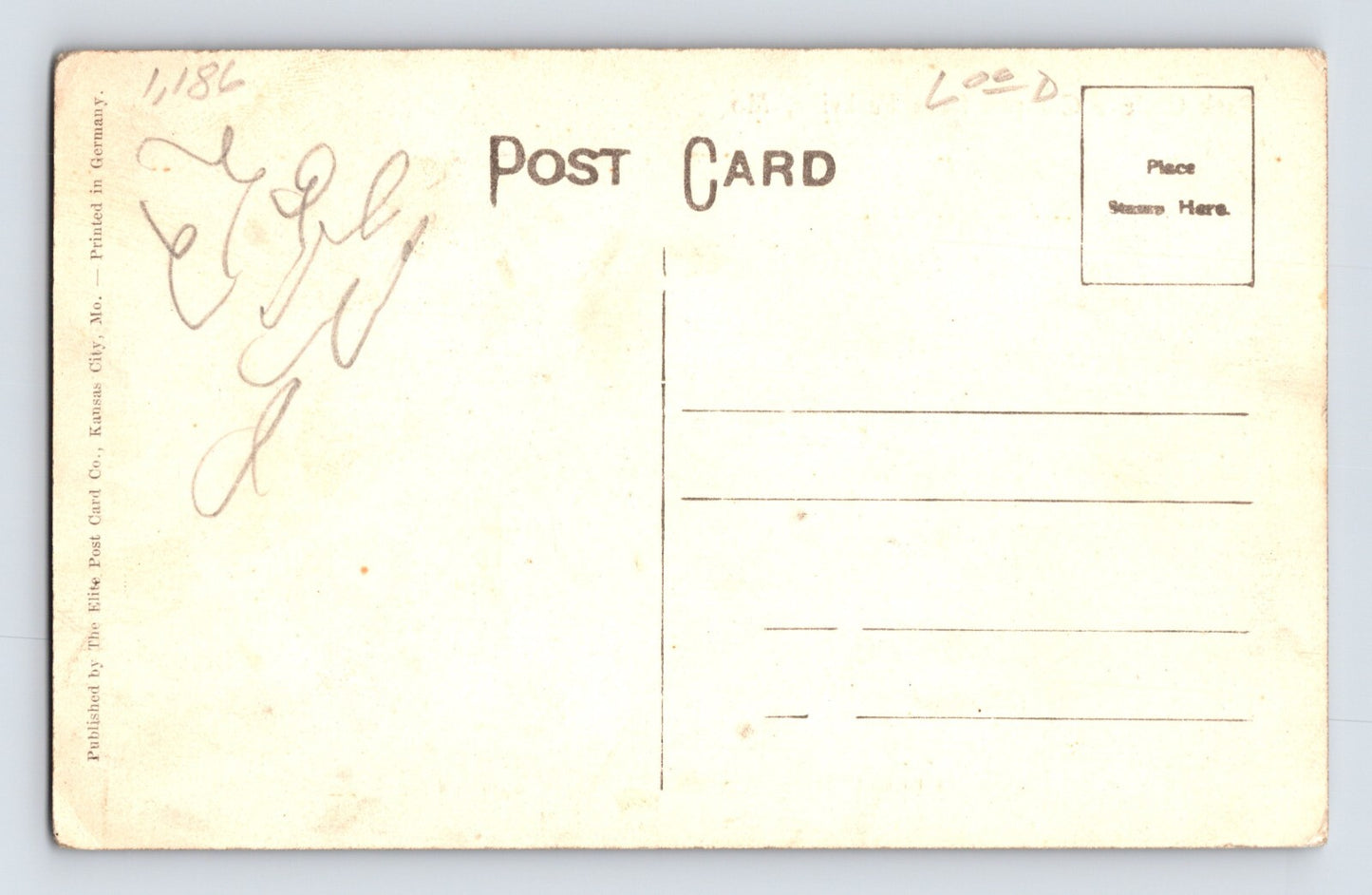 Parkville Missouri Park College Campus 1910s Postcard Unposted Divided Back