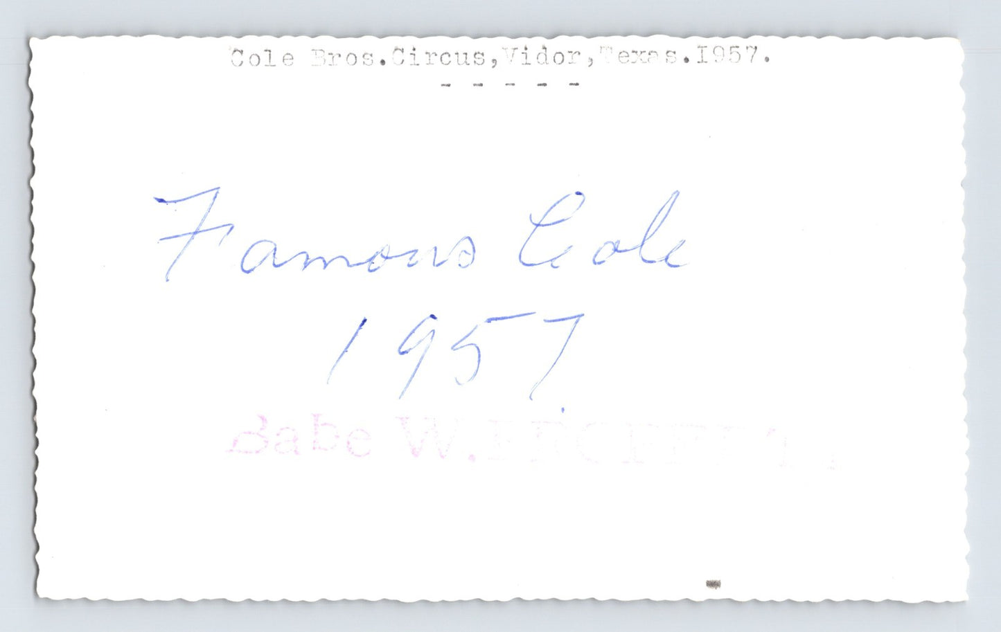 Cole Circus 1960 Photo Diner Truck Ticket Booth Trailer 3.5 x 6