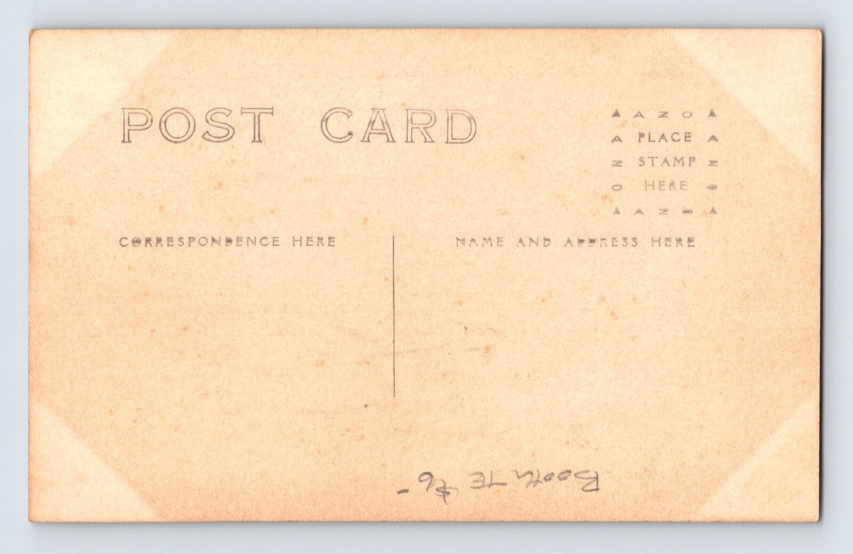 Maple Lake Minnesota July Fourth Canoes 1915 RPPC Postcard Unposted AZO