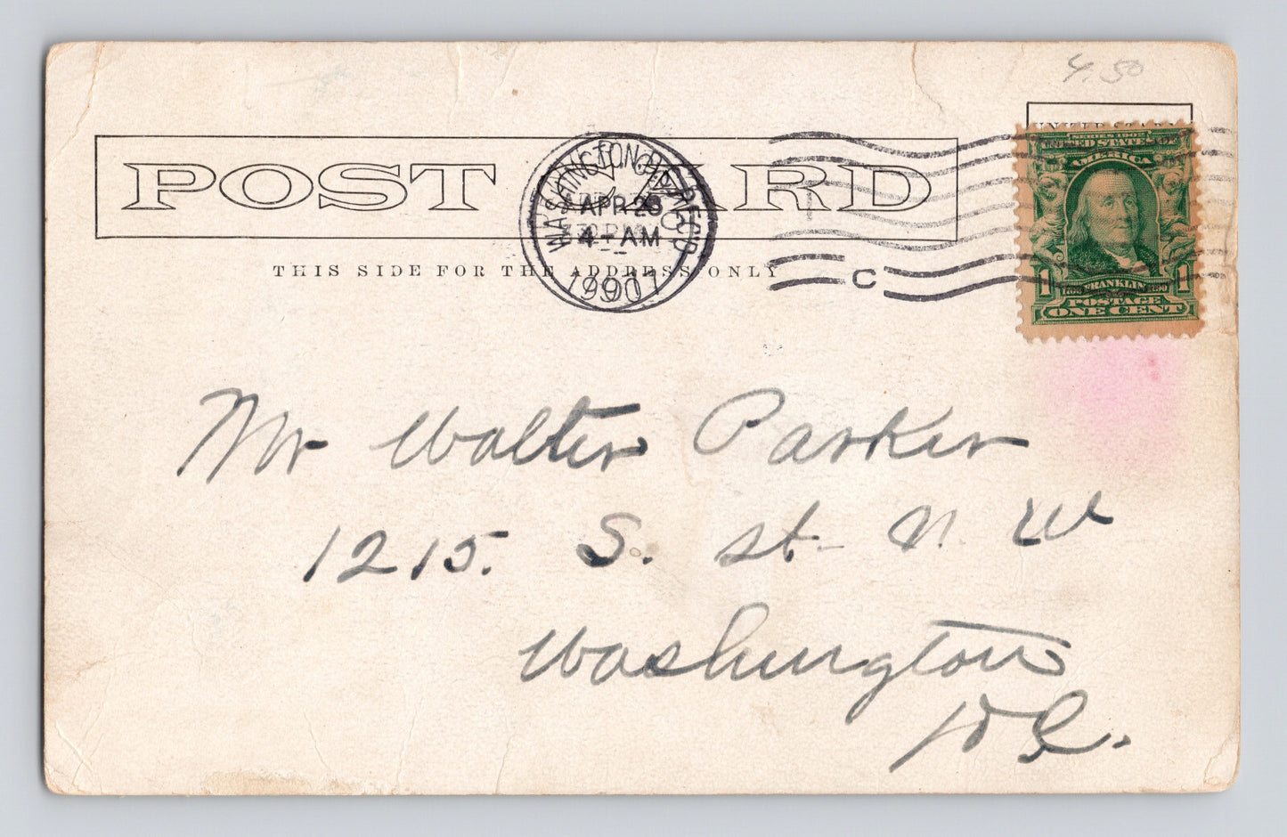 Denver Colorado Elitch Gardens Miniature Train 1907 Postcard Posted Undivided