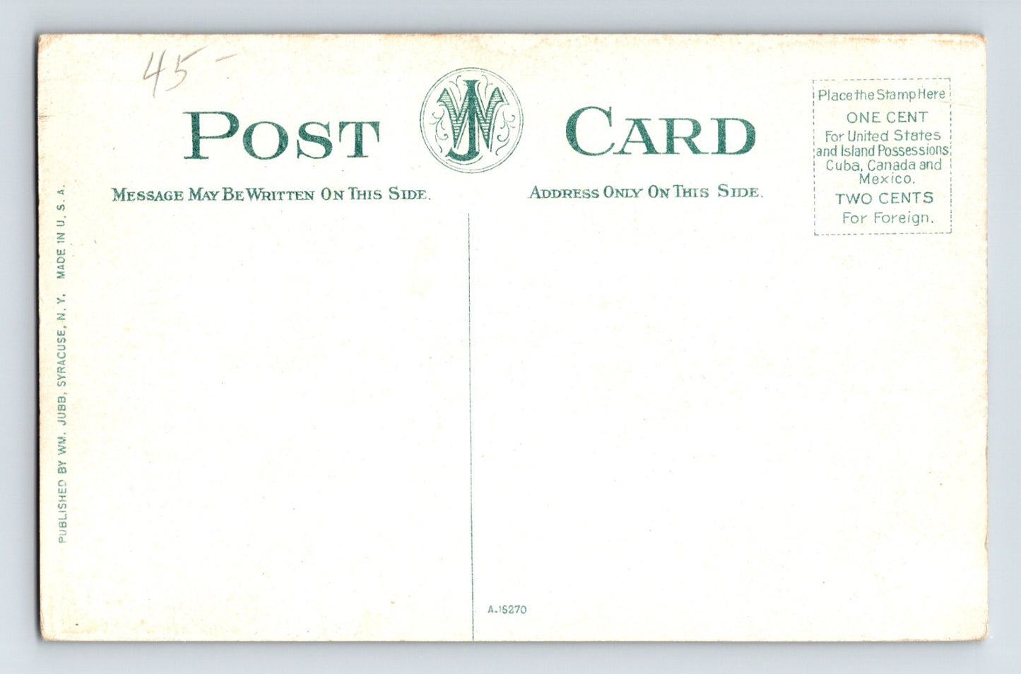 Lowville New York New York Central Railroad Station 1910s Postcard Divided Back