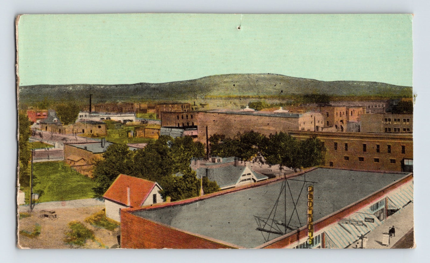 Billings Montana Downtown Panorama 1910s Five Postcard Set Posted